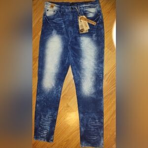32x32 MENS Stretched/denim skinny distressed